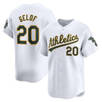Oakland Athletics #20 Zack Gelof White Home Limited Player Baseball Jersey
