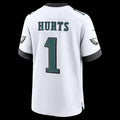 P.Eagles #1 Jalen Hurts White Game Stitched Football American Jersey