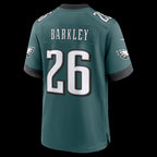 P.Eagles #26 Saquon Barkley Midnight Green Team Game Stitched Football American Jersey