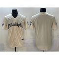 Philadelphia Phillies Blank Cream Gothic Vapor Limited Stitched Baseball Jersey