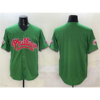 Philadelphia Phillies Blank Green Phanatic Limited Stitched Baseball Jersey
