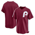 Philadelphia Phillies Maroon Throwback Cooperstown Collection Limited Baseball Jersey