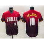 Philadelphia Phillies #10 JT Realmuto Red 2024 City Player Number Cool Baseball Jersey