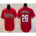 Philadelphia Phillies #26 Ben Sanders Red Cool Base Stitched Baseball Jersey