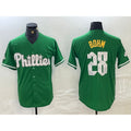 Philadelphia Phillies #28 Alec Bohm Kelly Green Cool Baseball Jersey