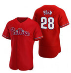 Philadelphia Phillies #28 Alec Bohm Red Alternate Baseball Jersey