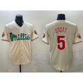 Philadelphia Phillies #5 Bryson Stott Cream Phanatic Limited Stitched Baseball Jersey