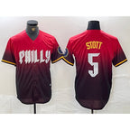 Philadelphia Phillies #5 Bryson Stott Red 2024 City Cool Baseball Jersey