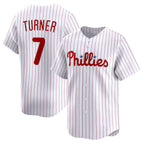 Philadelphia Phillies #7 Trea Turner White Home Limited Player Baseball Jersey