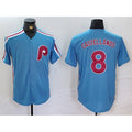 Philadelphia Phillies #8 Nick Castellanos Blue Cool Base Stitched Baseball Jersey