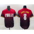 Philadelphia Phillies #8 Nick Castellanos Red 2024 City Cool Baseball Jersey