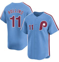 Philadelphia Phillies #11 Jimmy Rollins Light Blue Alternate Limited Stitched Baseball Jersey