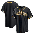 Pittsburgh Pirates Blank Black Out Stitched Baseball Jersey