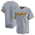 Pittsburgh Pirates Blank Gray Away Limited Baseball Stitched Baseball Jersey