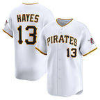 Pittsburgh Pirates #13 Ke'Bryan Hayes White Home Limited Player Baseball Jersey