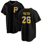 Pittsburgh Pirates #26 Bailey Falter Black Cool Base Baseball Stitched Baseball Jersey