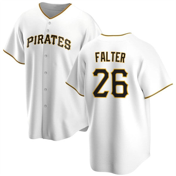 Pittsburgh Pirates #26 Bailey Falter White Cool Base Baseball Stitched Baseball Jersey