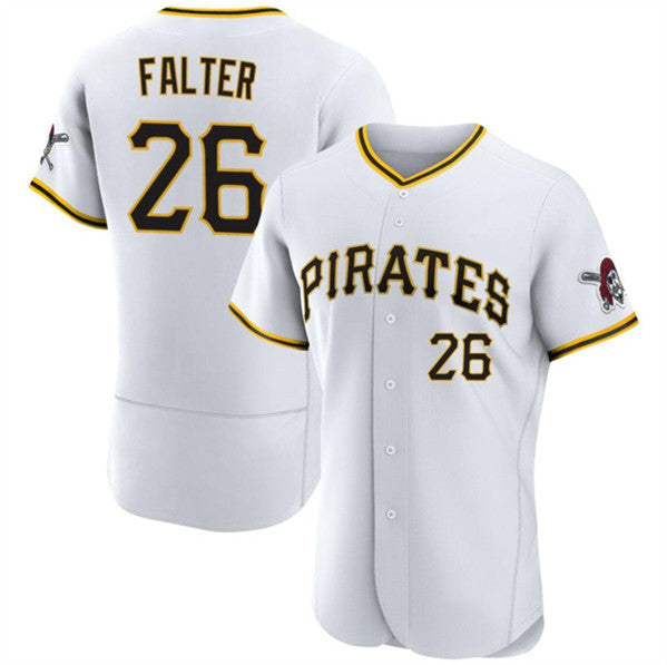 Pittsburgh Pirates #26 Bailey Falter White Flex Base Baseball Stitched Baseball Jersey