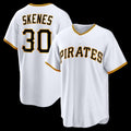 Pittsburgh Pirates #30 Paul Skenes White Home Replica Baseball Jersey