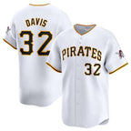 Pittsburgh Pirates #32 Henry Davis White Home Limited Baseball Stitched Baseball Jersey