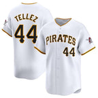 Pittsburgh Pirates #44 Rowdy Tellez White Home Limited Baseball Stitched Baseball Jersey