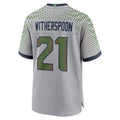 S.Seahawks #21 Devon Witherspoon 2025 Rivalries Collection Game Jersey - Wolf Gray