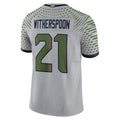 S.Seahawks #21 Devon Witherspoon 2025 Rivalries Collection Limited Jersey - Wolf Gray