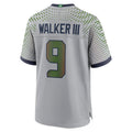 S.Seahawks #9 Kenneth Walker III 2025 Rivalries Collection Game Jersey - Wolf Gray