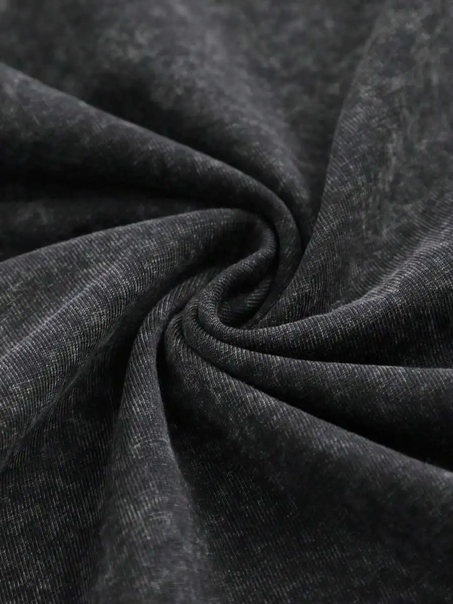 This 230g Washed Cotton T-Shirt, Inspired By The Berserker Pattern From Popular Japanese Anime