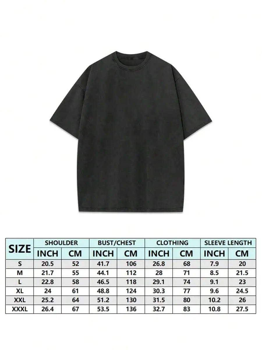 This 230g Washed Cotton T-Shirt, Inspired By The Berserker Pattern From Popular Japanese Anime