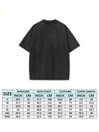 This 230g Washed Cotton T-Shirt, Inspired By The Berserker Pattern From Popular Japanese Anime