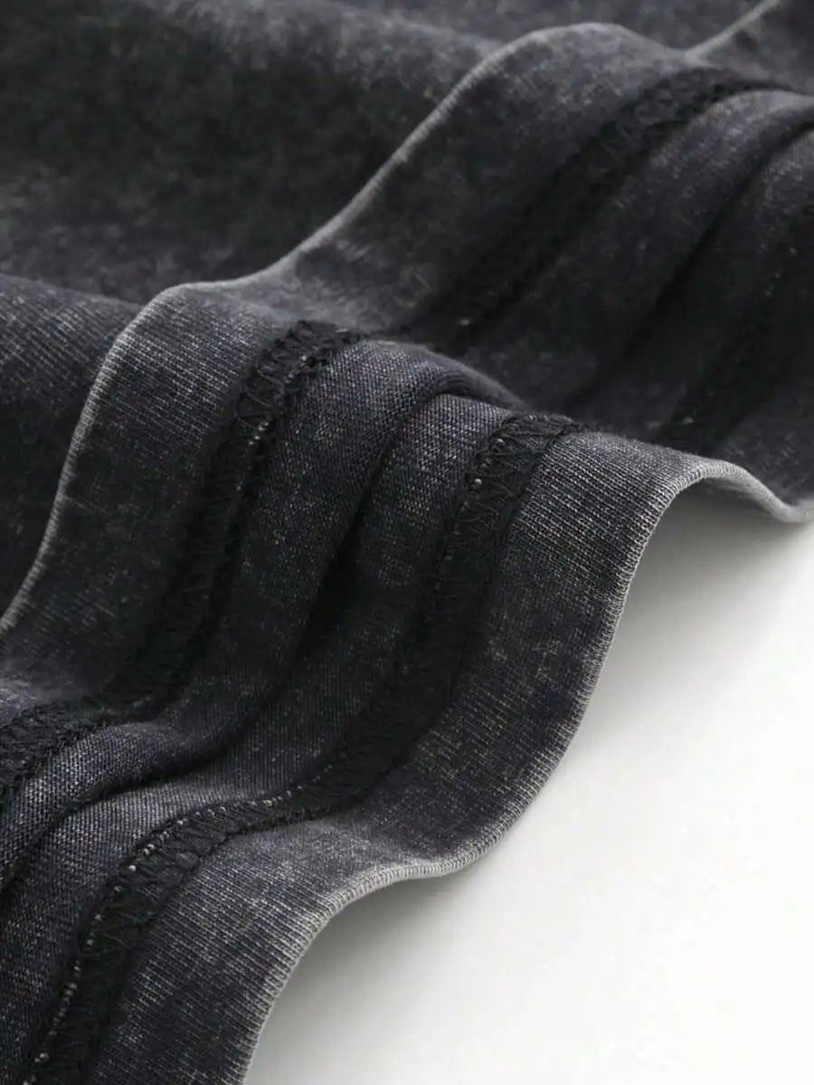 This 230g Washed Cotton T-Shirt, Inspired By The Berserker Pattern From Popular Japanese Anime