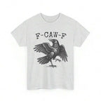 Black Crow Cawing Fun Graphic Tee for Women and Men