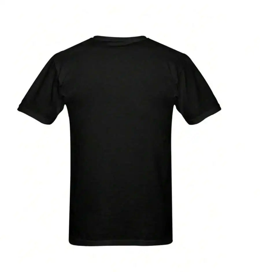 Men's Tiger Eye Graphic T-Shirt - 100% Cotton, Black With Vibrant Orange & White