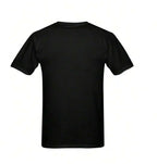 Men's Tiger Eye Graphic T-Shirt - 100% Cotton, Black With Vibrant Orange & White