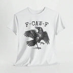 Black Crow Cawing Fun Graphic Tee for Women and Men