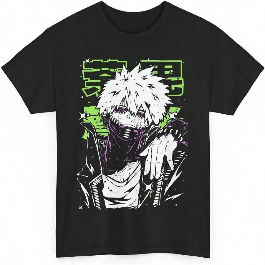 My Hero Dabi Academia T-Shirt Shirt Merch Casual Short Sleeved Shirt Tee.Jpg