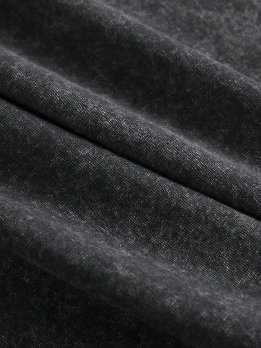 This 230g Washed Cotton T-Shirt, Inspired By The Berserker Pattern From Popular Japanese Anime