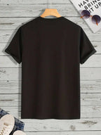 World Gym Men's Casual Pure T-Shirt - Soft, Breathable Crew Neck With Bold 'World Gym' Graphic Design