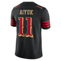 SF.49ers #11 Brandon Aiyuk 2025 Rivalries Collection Limited Jersey - Black