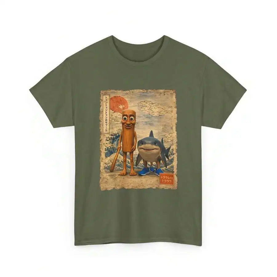 Funny Brainrot Meme T-Shirt, Tralala Tralalero Design