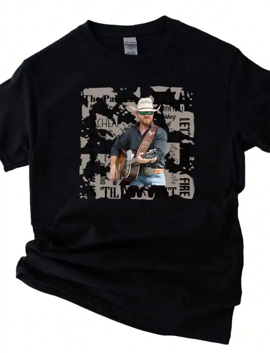 Country Music Cody Jinks Til You Cant Print Crew Neck T Shirt Sweatshirt Casual Wear Tops Plus Size