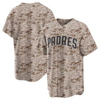 San Diego Padres Camo USMC Alternate Replica Team Baseball Jersey