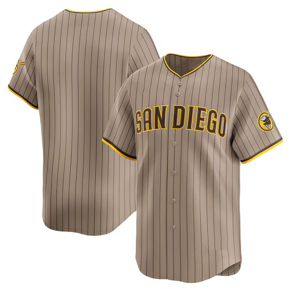 San Diego Padres Khaki Alternate Limited Baseball Jersey