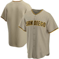 San Diego Padres Tan Alternate Replica Team Baseball Jersey