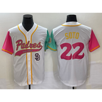 San Diego Padres #22 Juan Soto White NEW 2023 City Connect Cool Base Stitched Baseball Jersey