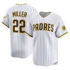 San Diego Padres #22 Mason Miller White Home Limited Player Baseball Jersey