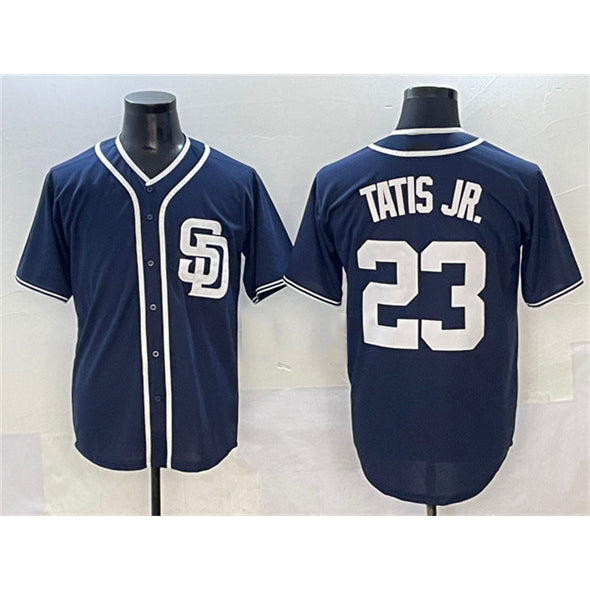 San Diego Padres #23 Fernando Tatis Jr. Navy Cool Base Stitched Baseball Jersey