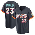 San Diego Padres #23 Fernando Tatis Jr. Obsidian 2026 City Connect Stadium Baseball Jersey
