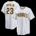San Diego Padres #23 Fernando Tatis Jr. White Home Replica Player Baseball Jersey